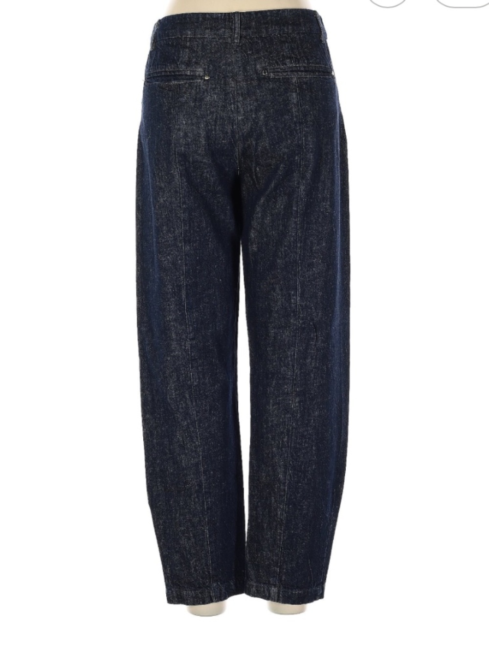 MaxMara S Navy Blue Denim Trousers Size 8